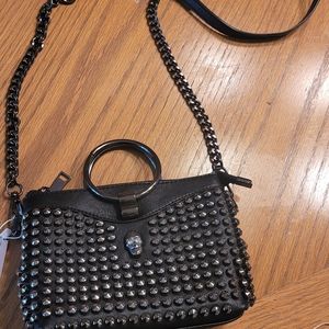 MW studded skull crossbody purse